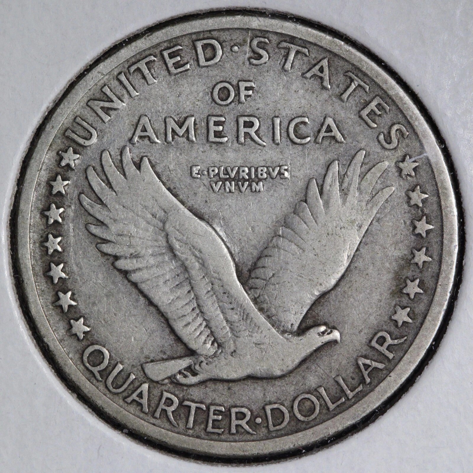 1917 Standing Liberty Quarter Type 1 Silver Quarter Better Early Issue Fine (F12) Details