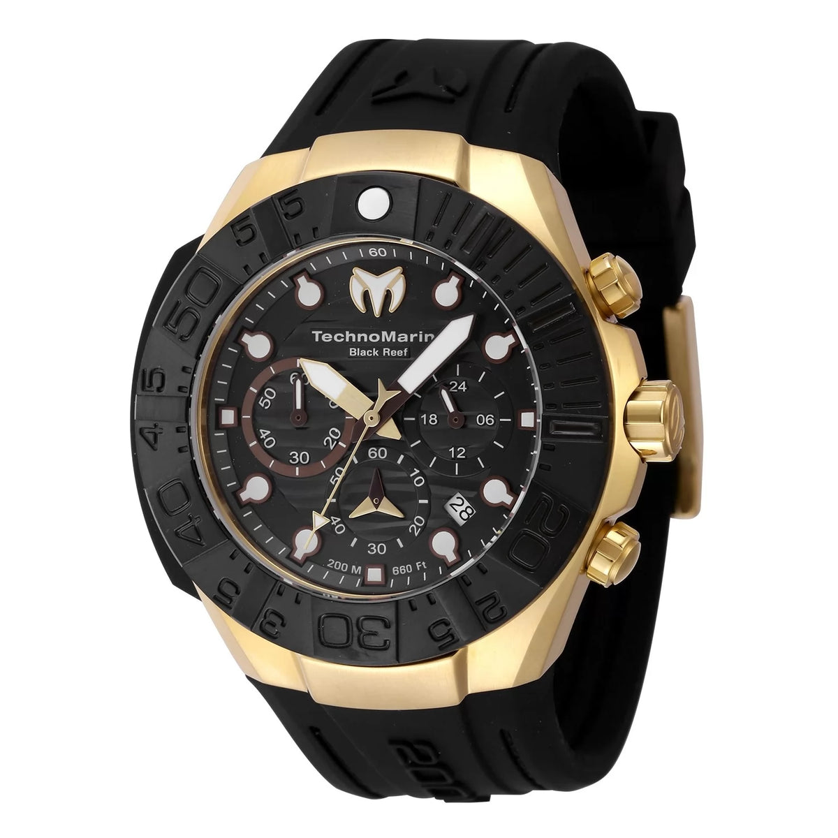 Technomarine Men's Reef Quartz Chronograph Black Dial Watch