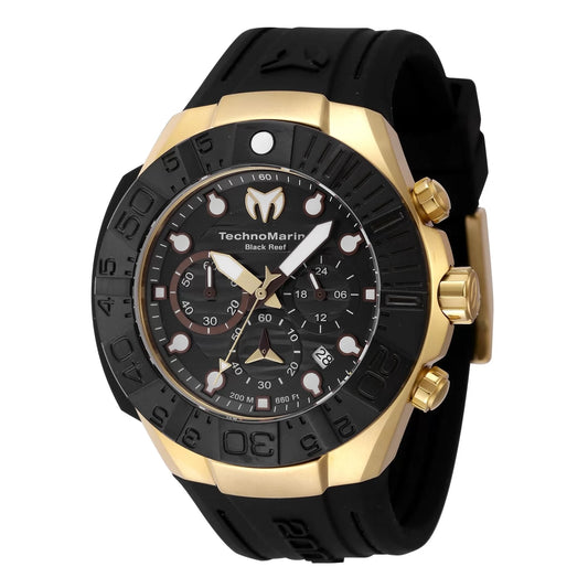 Technomarine Men's Reef Quartz Chronograph Black Dial Watch