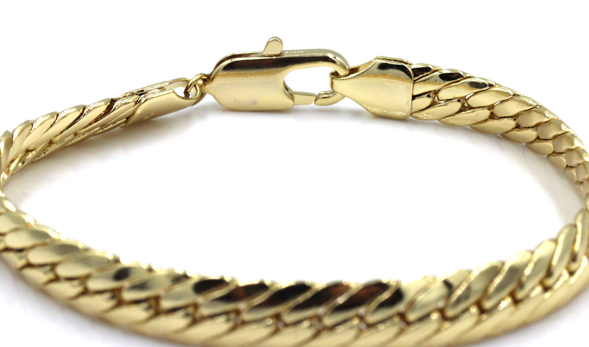 Stainless steel Cuban link bracelet