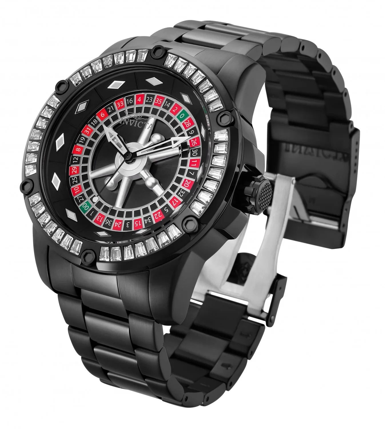 Invicta Men's Specialty Automatic 3 Hand Black Dial Watch