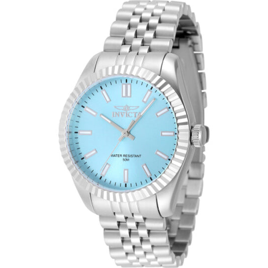 Invicta Specialty Women's Stainless Steel Diamond Dial Watch Tiffany Blue