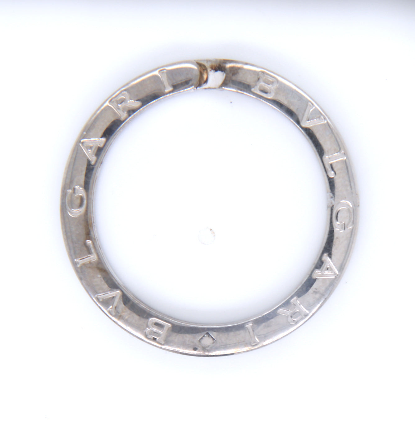 Bvlgari Sterling Silver Key Ring