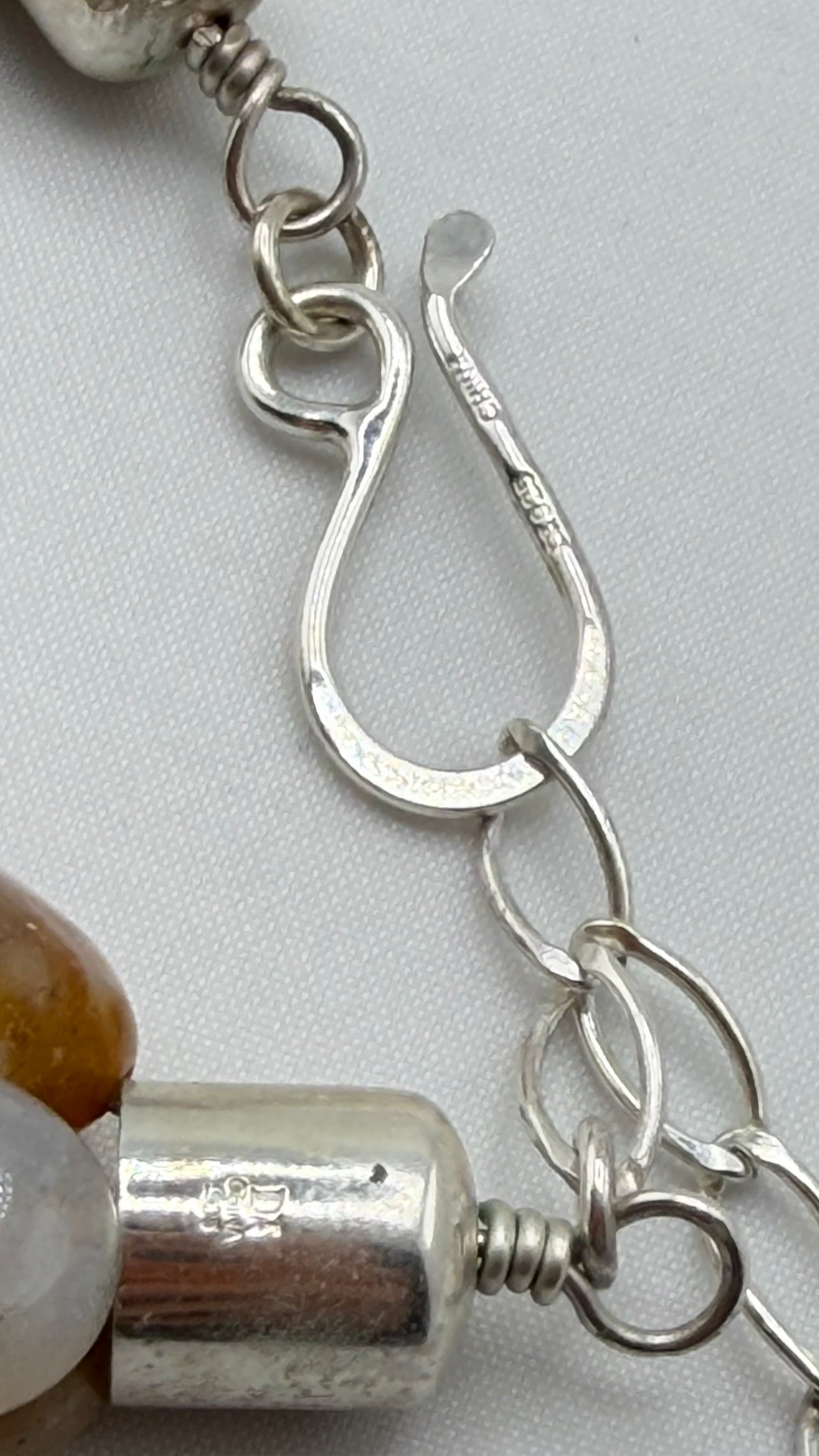 925 Sterling Silver Jay King DTR Multi-Strand Of  Moonstone Necklace