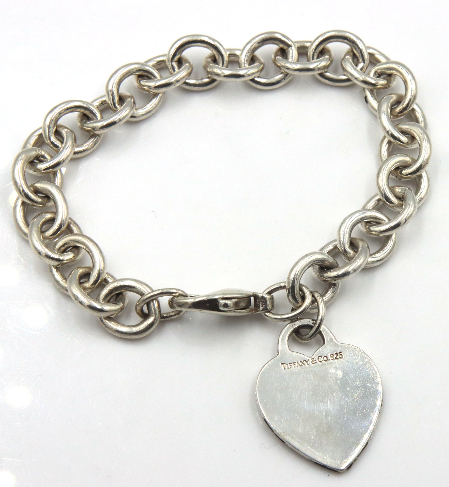Tiffany & co heart tag charm bracelet
