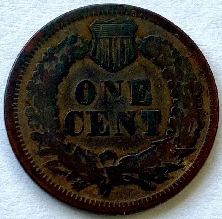 1868 Indian Head Cent One Cent