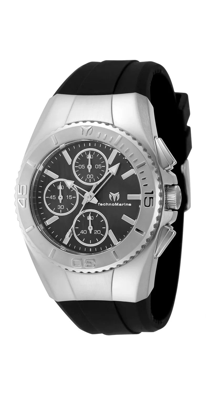 Technomarine Women's Cruise  Quartz Chronograph Black Dial Watch