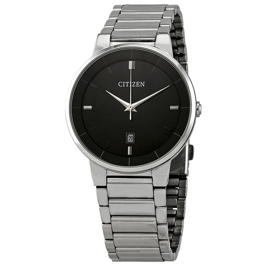 Citizen Corso Black Dial Quartz Men's Stainless Steel Watch