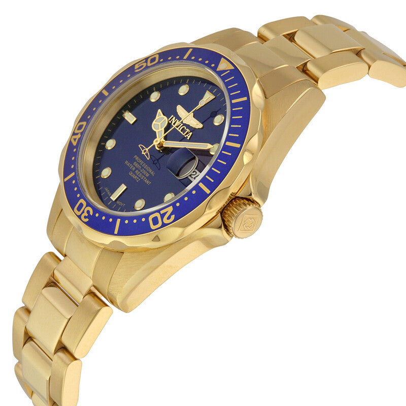 Invicta Pro Diver Blue Dial Gold-Tone Men’s Watch