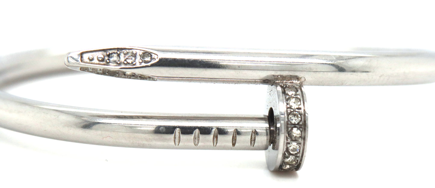 Stainless steel nail bangle