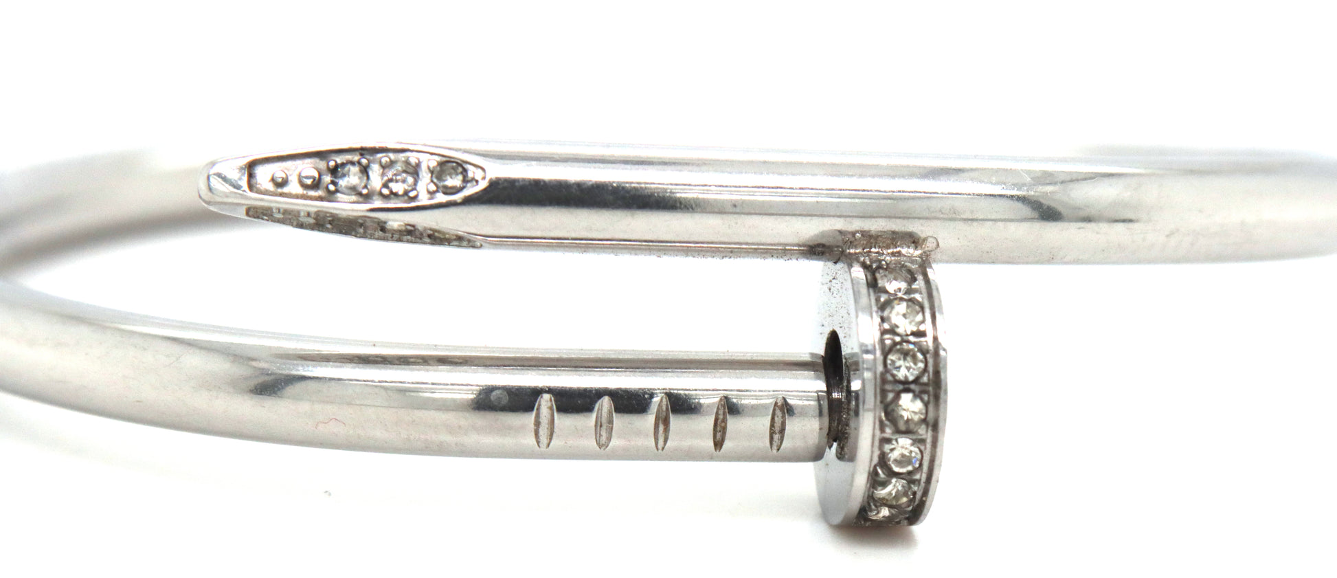 Stainless steel nail bangle