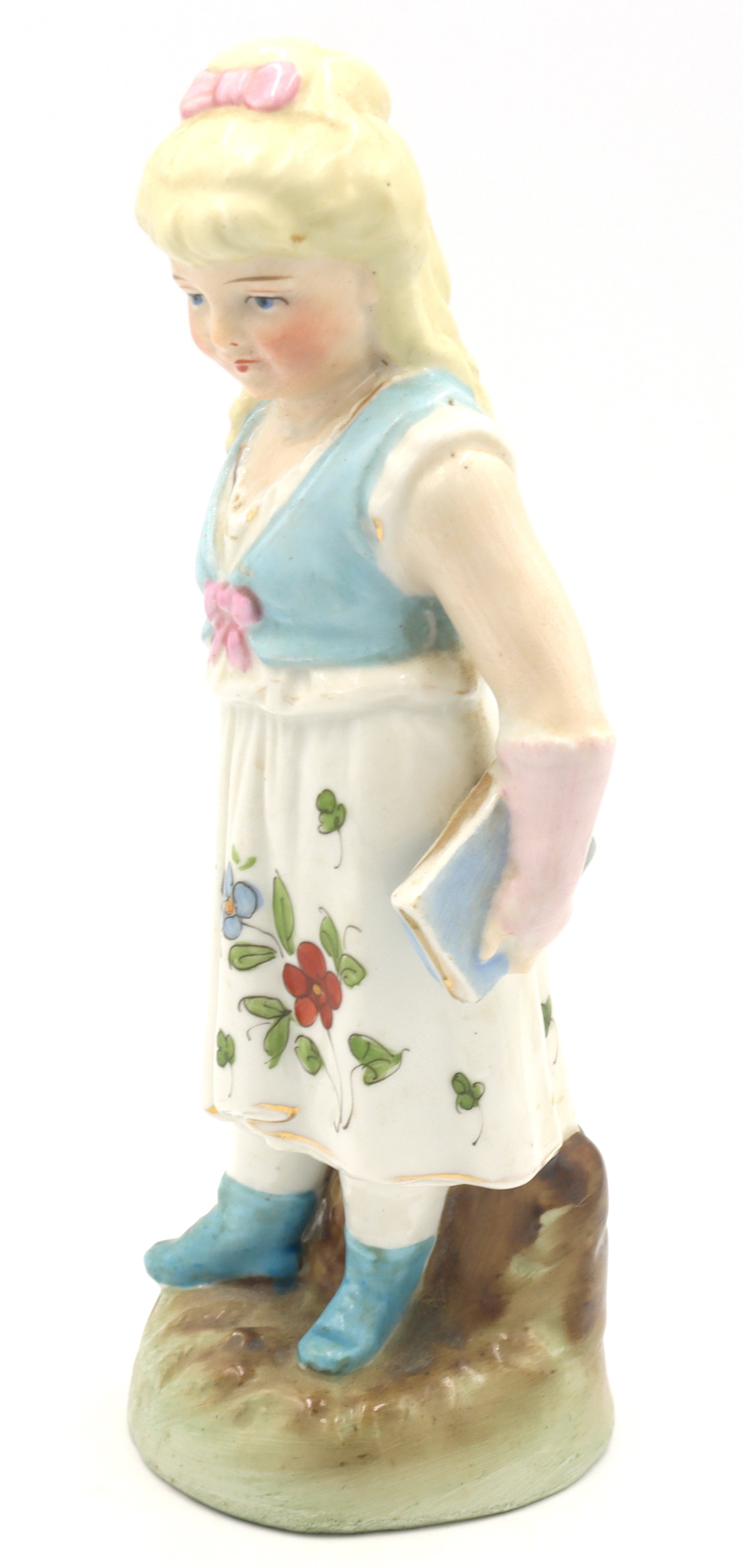Antique Conta & Boehme figurine, School girl