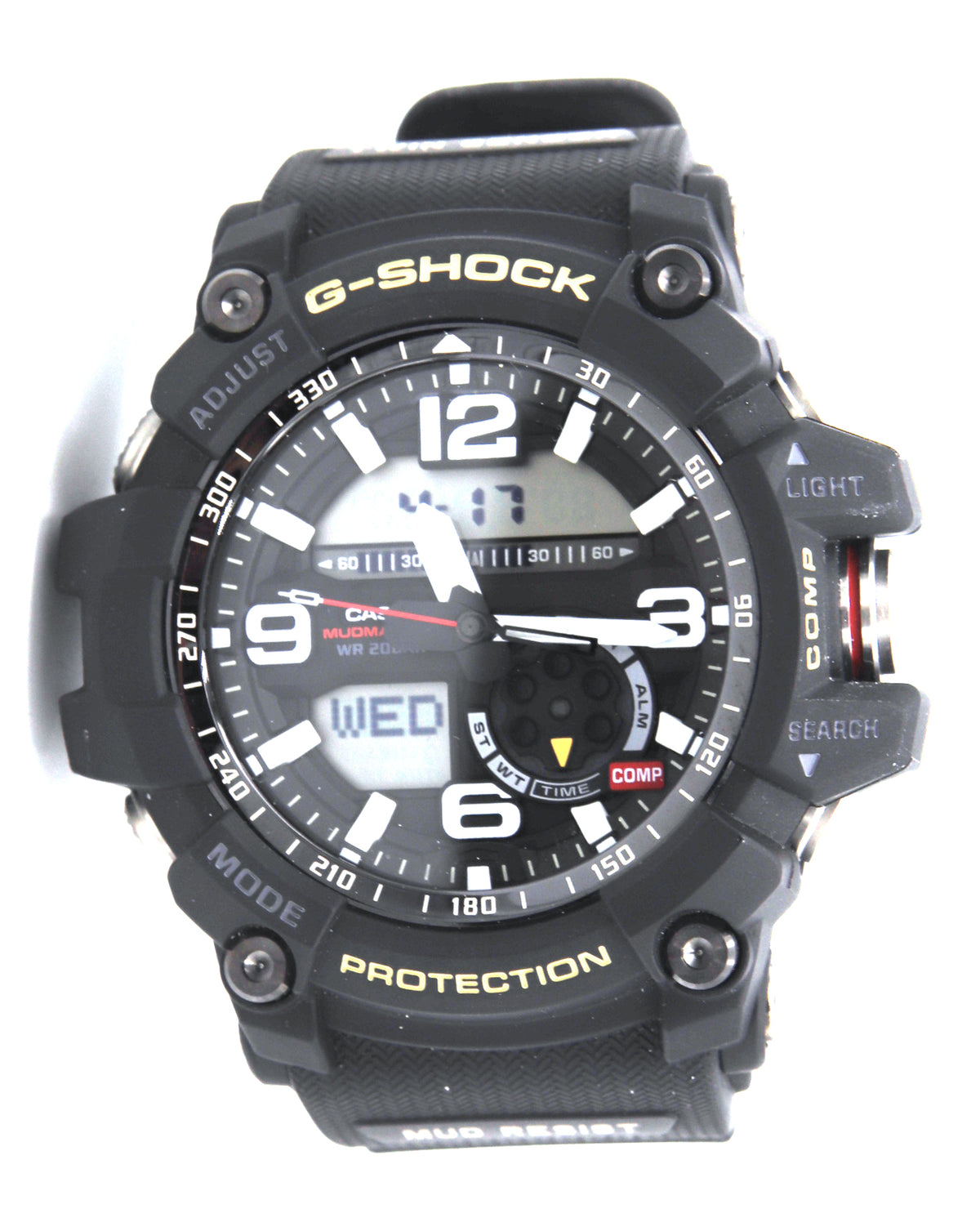 Men's Casio G-shock twin Sensor Mudmaster black dial watch