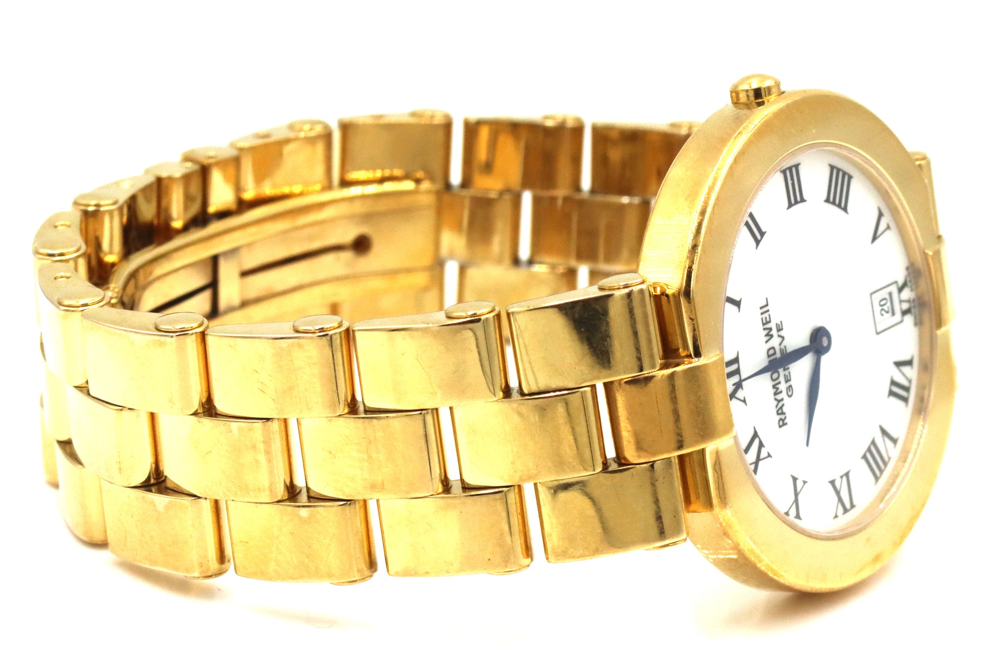 Raymond Weil gold tone Roman numeral watch