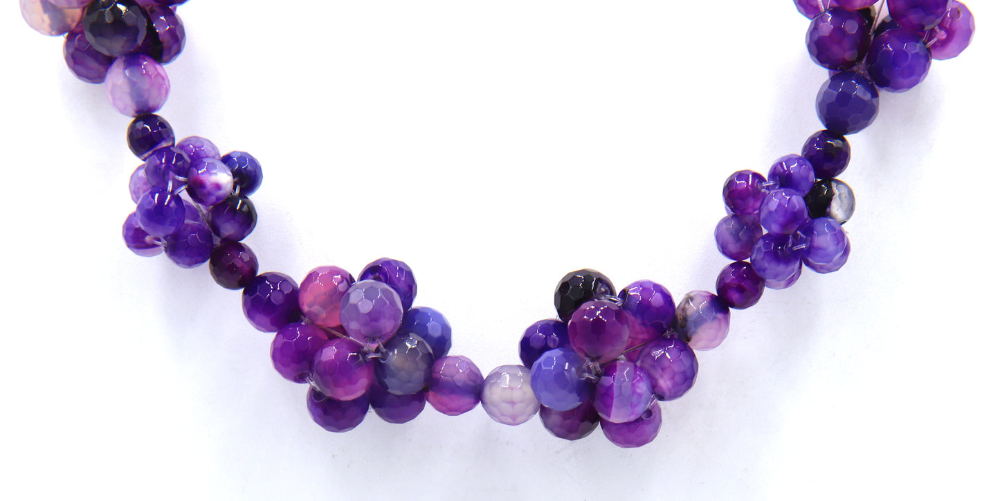 Cluster Amethyst Necklace