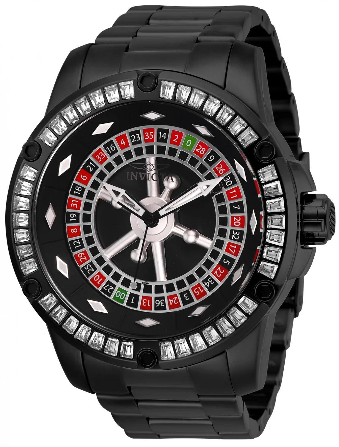 Invicta Men's Specialty Automatic 3 Hand Black Dial Watch