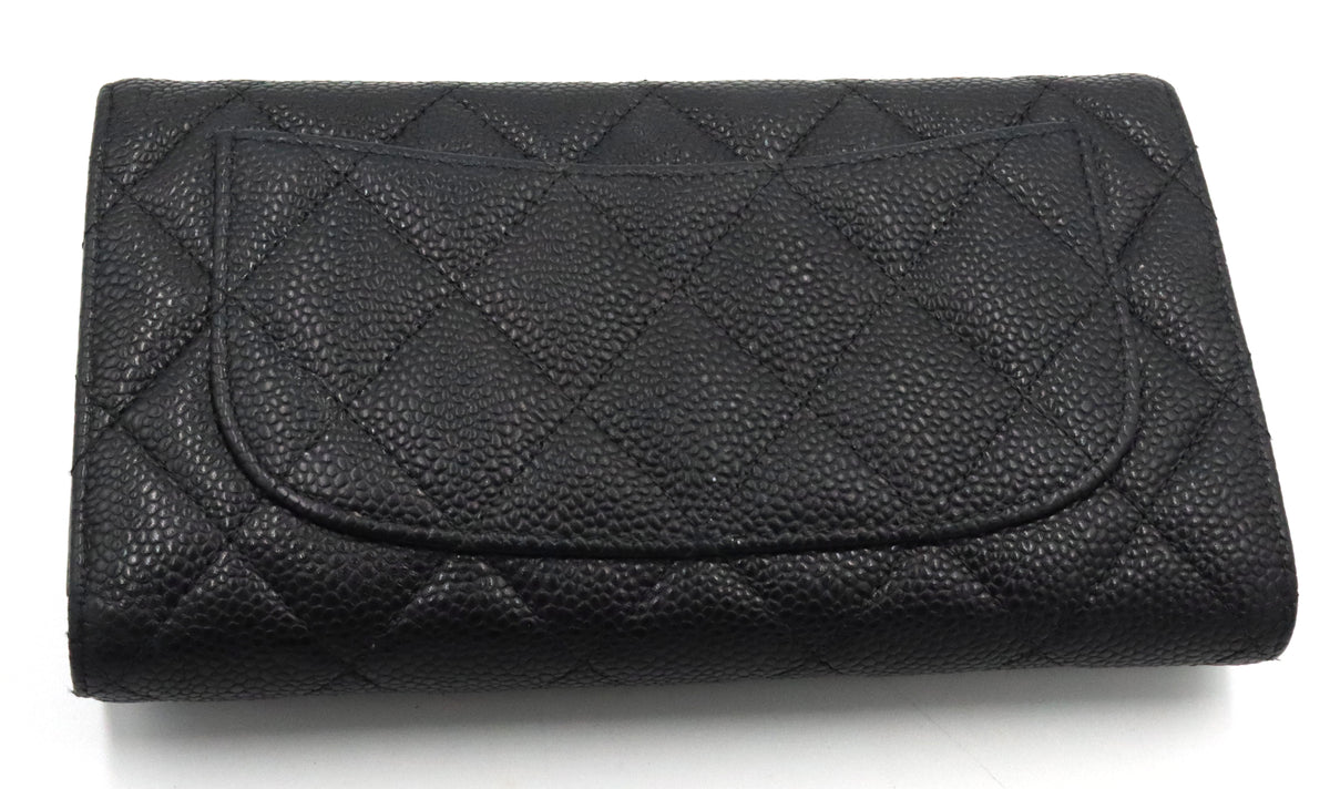 Chanel Caviar leather wallet