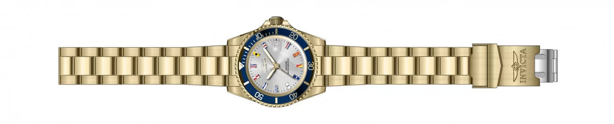 Invicta Men's Pro Diver  Quartz 3 Hand Silver Dial Watch