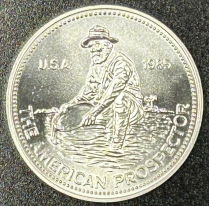 1985 Engelhard Prospector 1 oz .999 Fine Silver Round