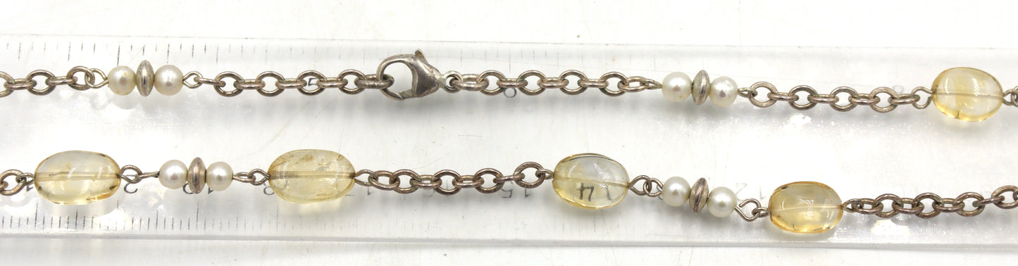 Group lot of 5 Vintage 925 sterling silver necklaces