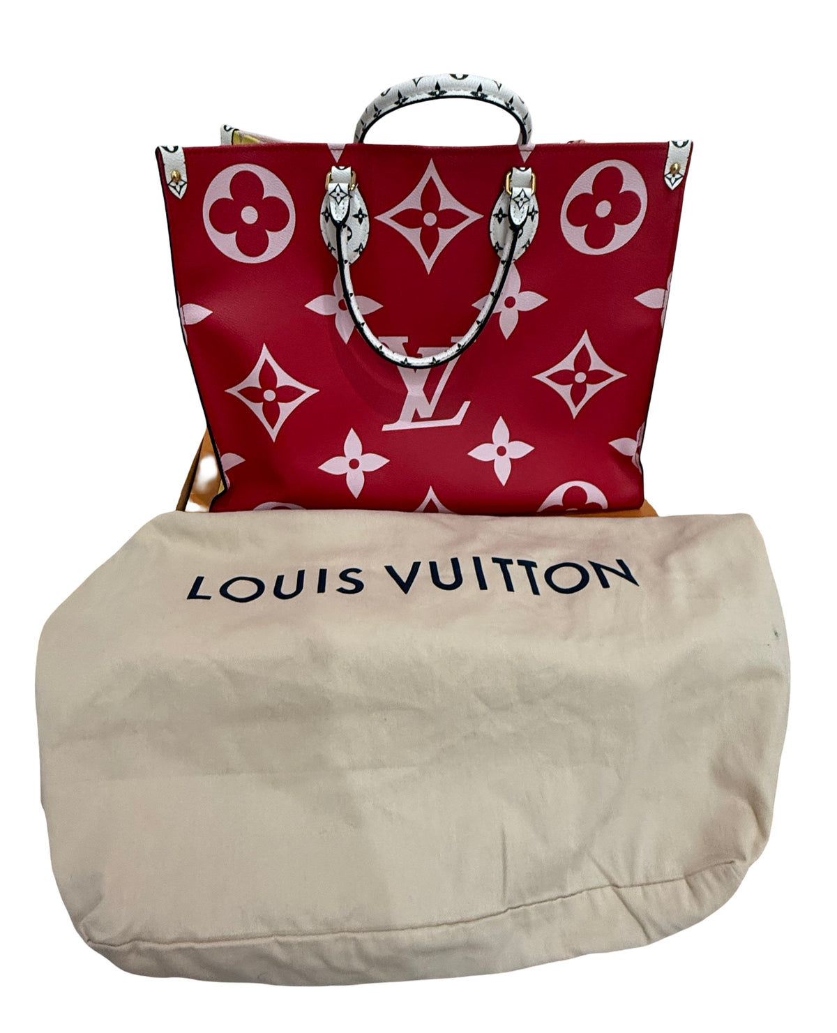 Louis Vuitton monogram on the go GM shoulder bag