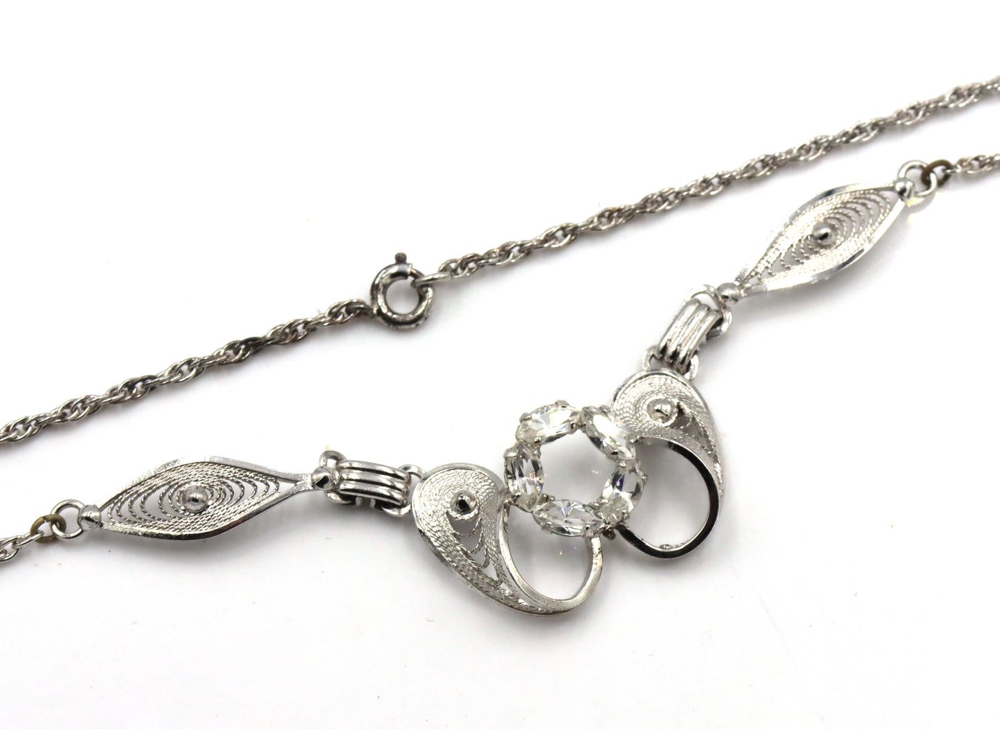 Group lot of 9 vintage 925 sterling silver necklaces