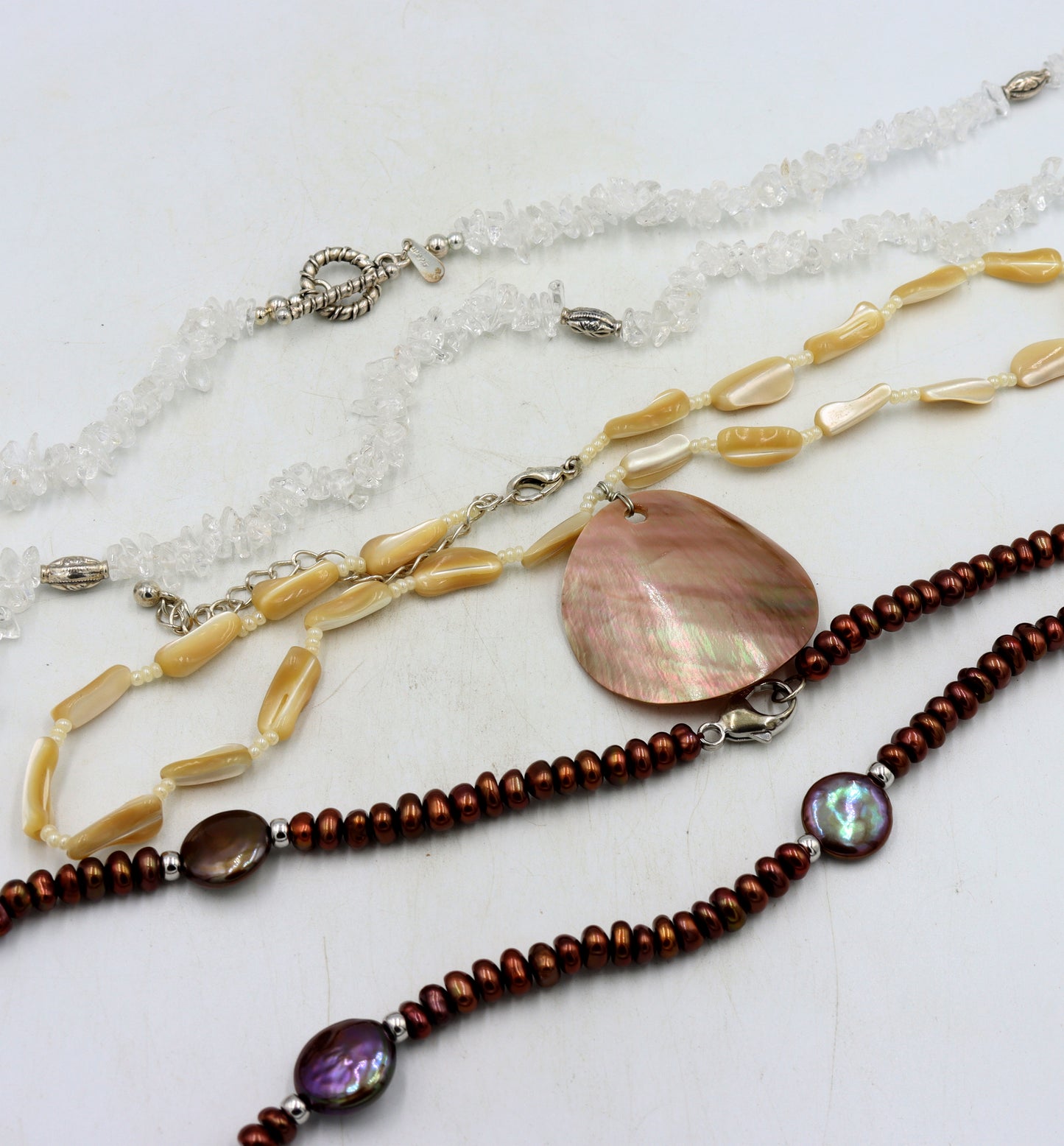 Lot of 3 beads necklaces