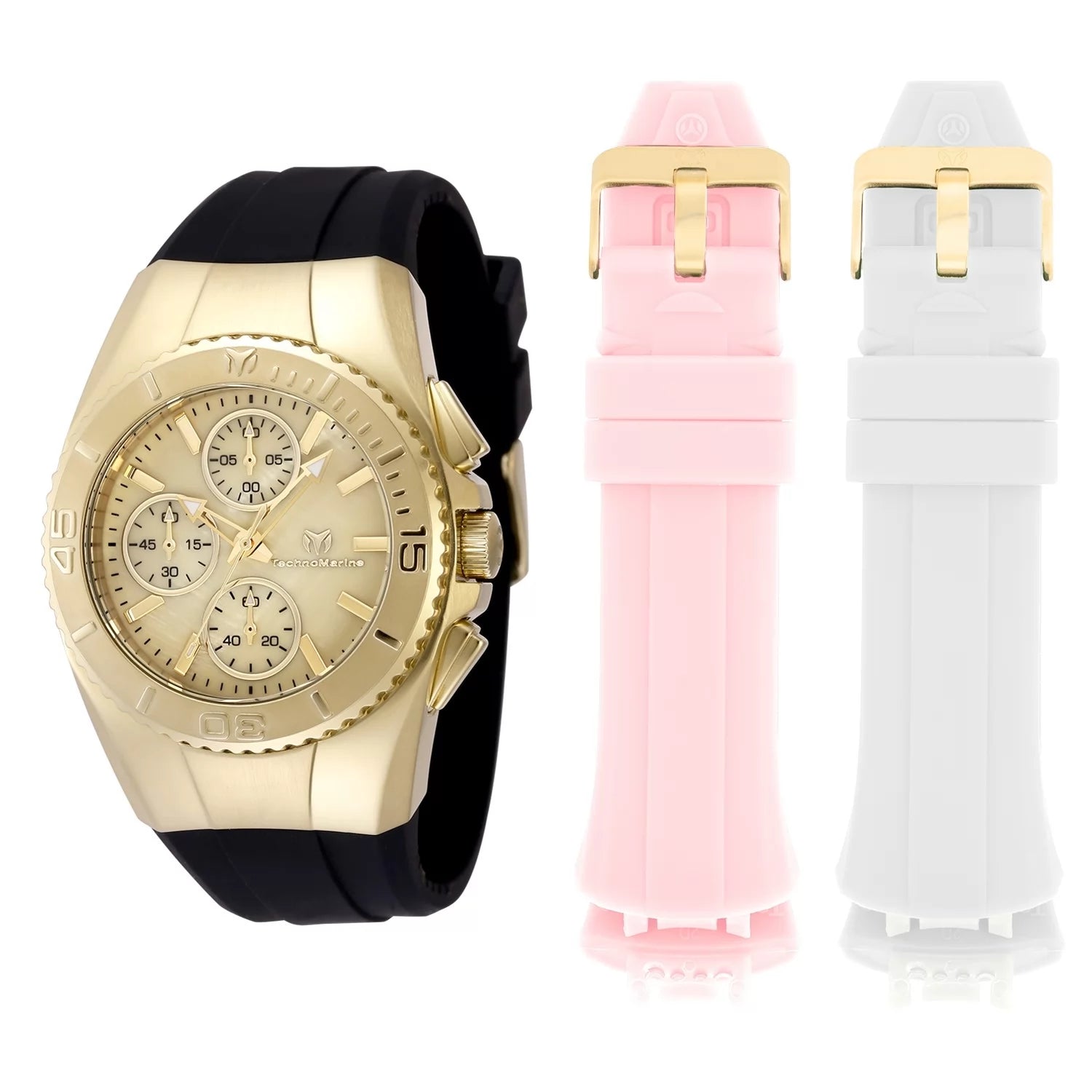 Technomarine Women's Cruise Quartz Chronograph Gold Dial Watch