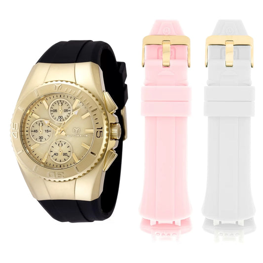 Technomarine Women's Cruise Quartz Chronograph Gold Dial Watch
