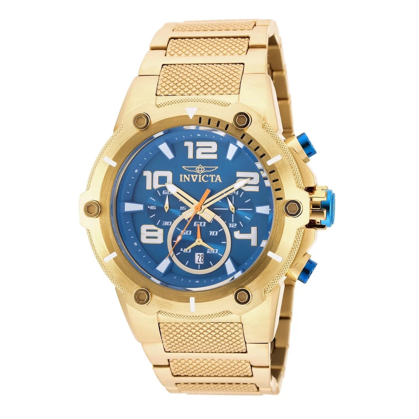 Invicta Men's Speedway Quartz Chronograph Blue Dial Watch