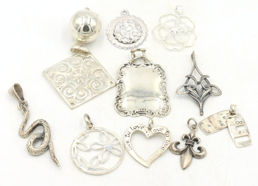 Group lot of Vintage 925 sterling silver earrings