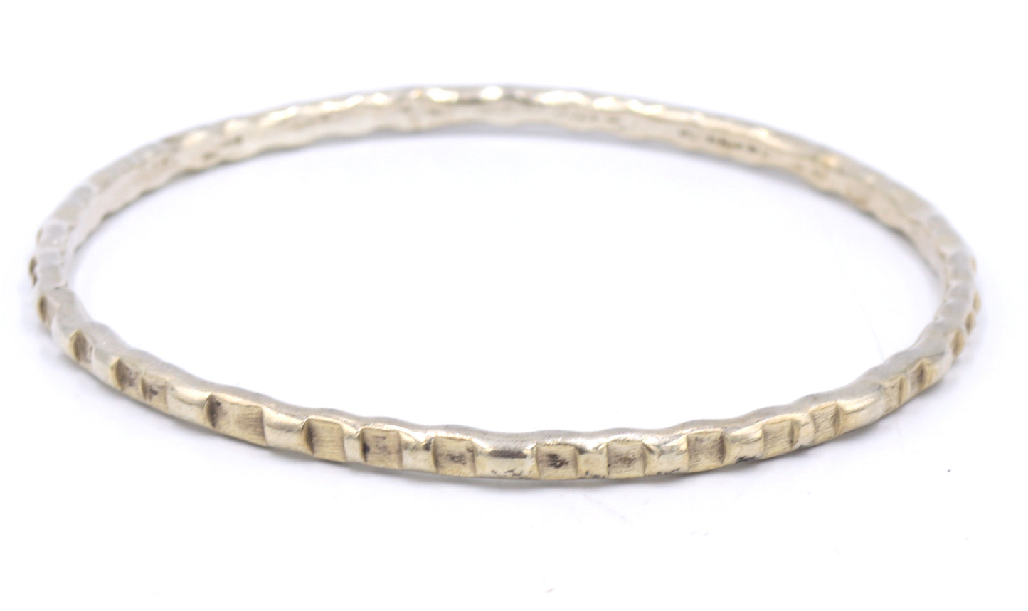 Group lot of 3 vintage 925 sterling silver bangles