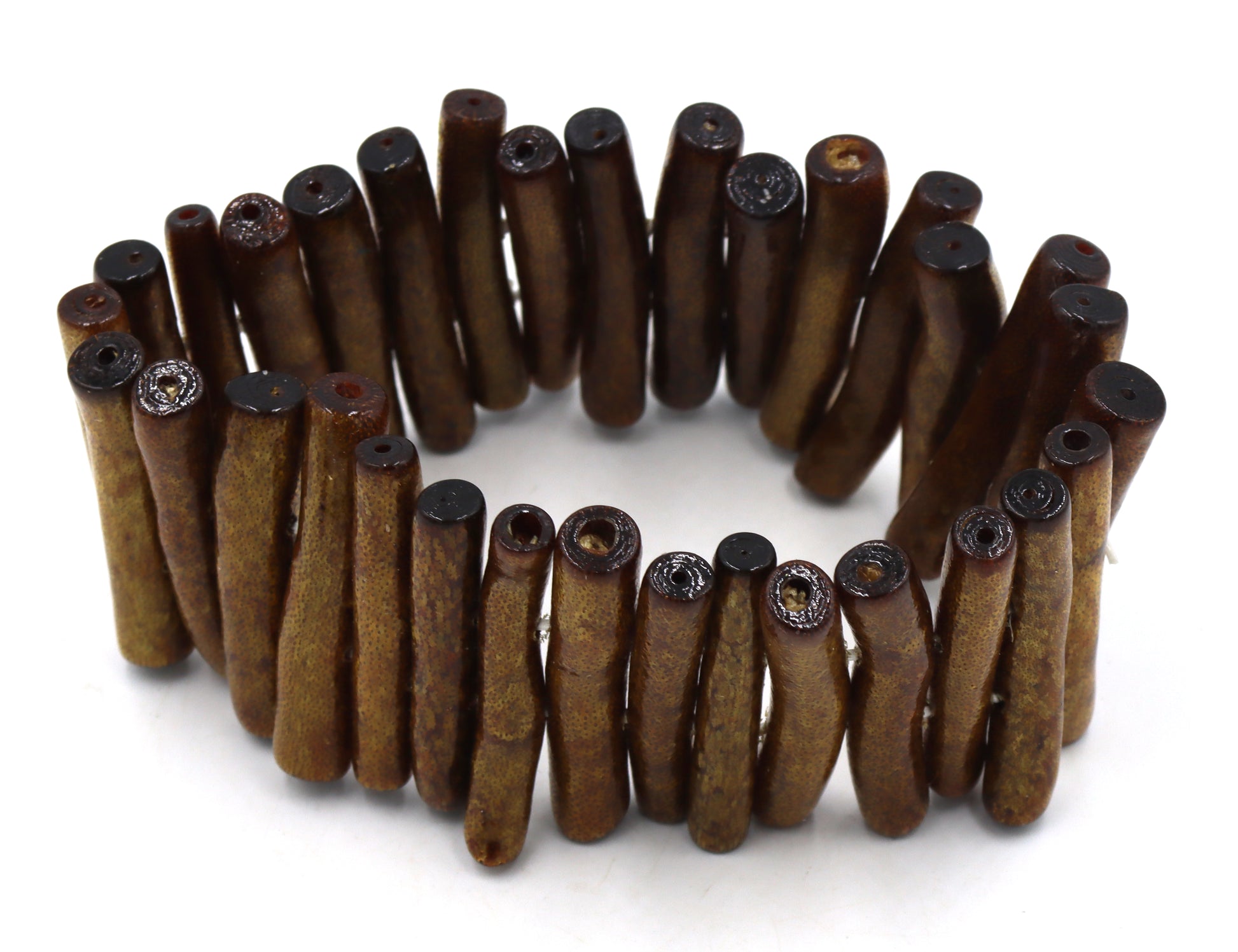 Coral gold branch bracelet