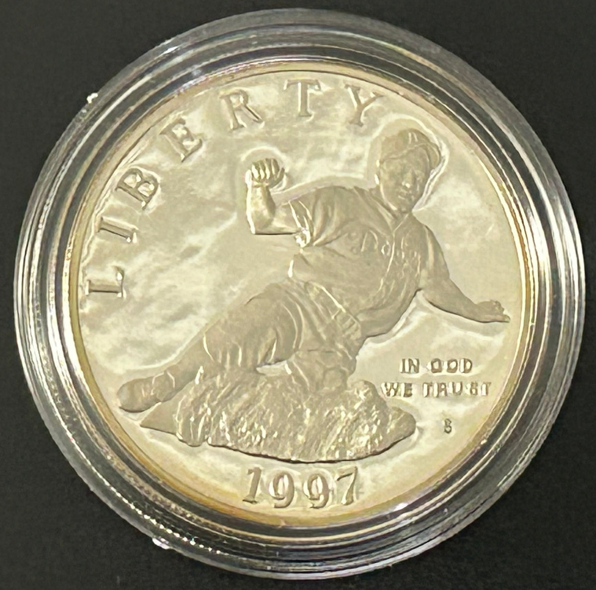 1997 United States Mint Jackie Robinson 50th Anniversary Commemorative Two Coin Proof Set
