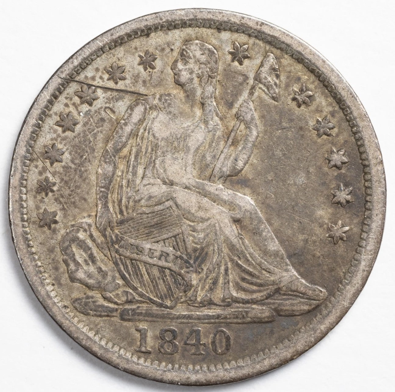 1840-P Seated Liberty Silver Half Dime Extremely Fine (XF) | Early Philadelphia Issue