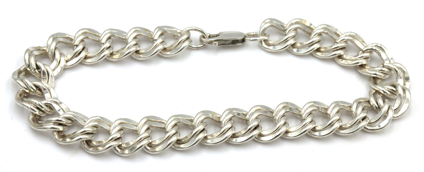 Group lot of 4 vintage 925 sterling silver bracelets