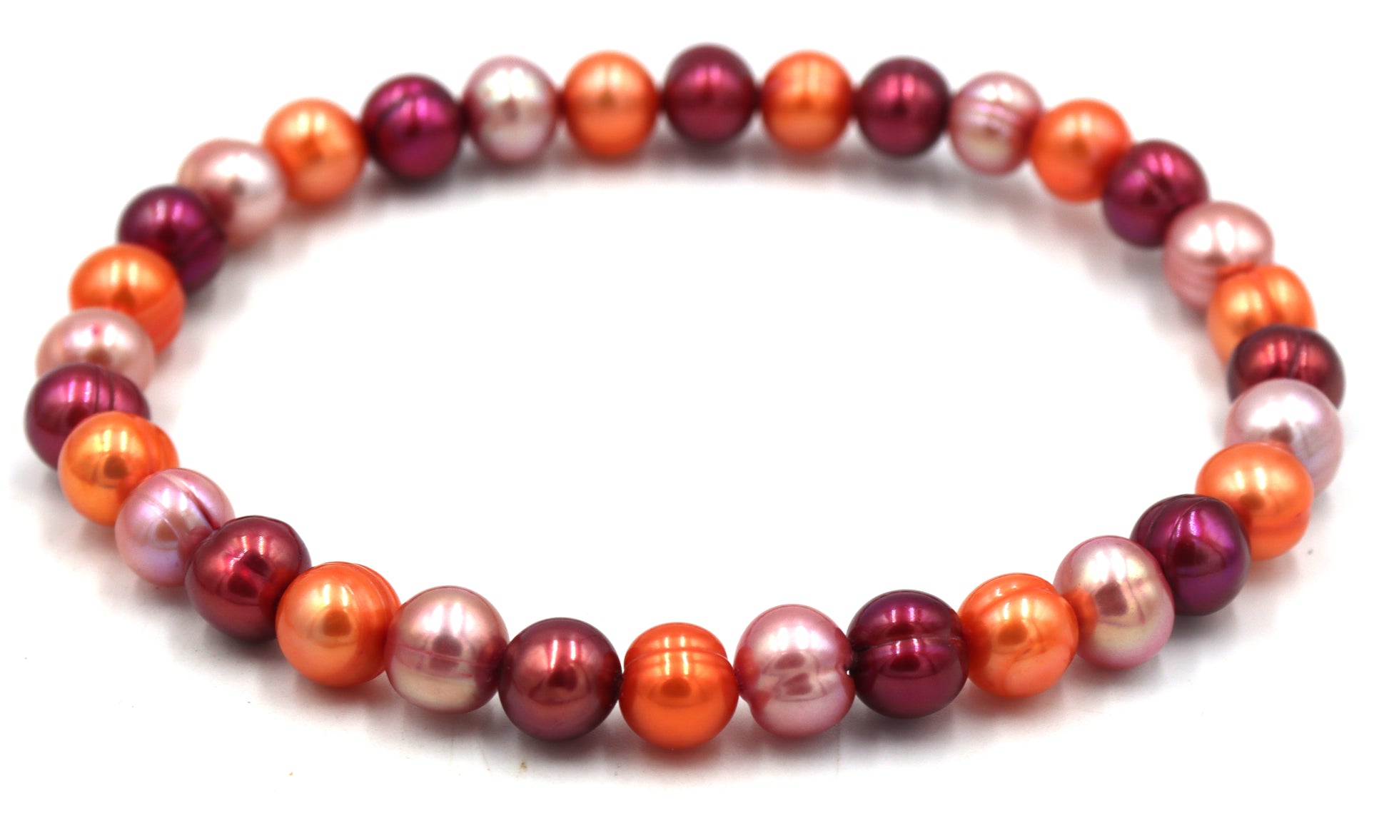 Lot of 3 Honora pearl multi color bracelets