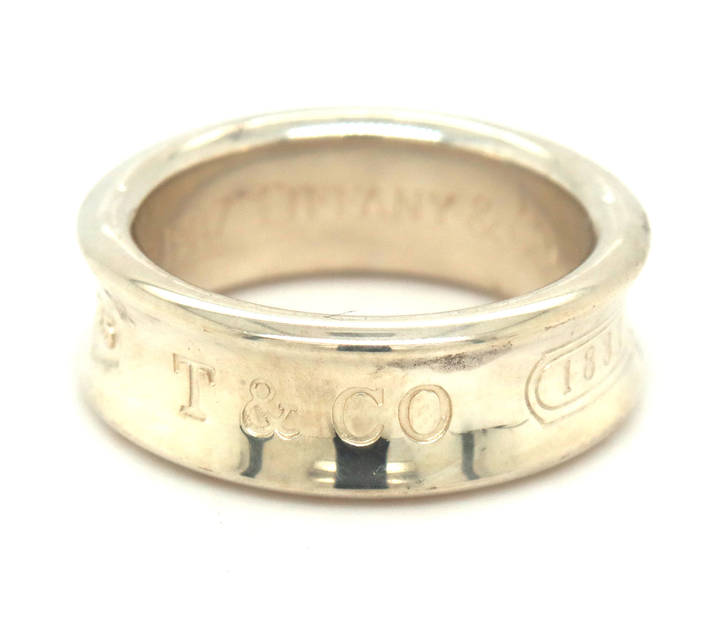 Tiffany & co 1837 band in sterling silver