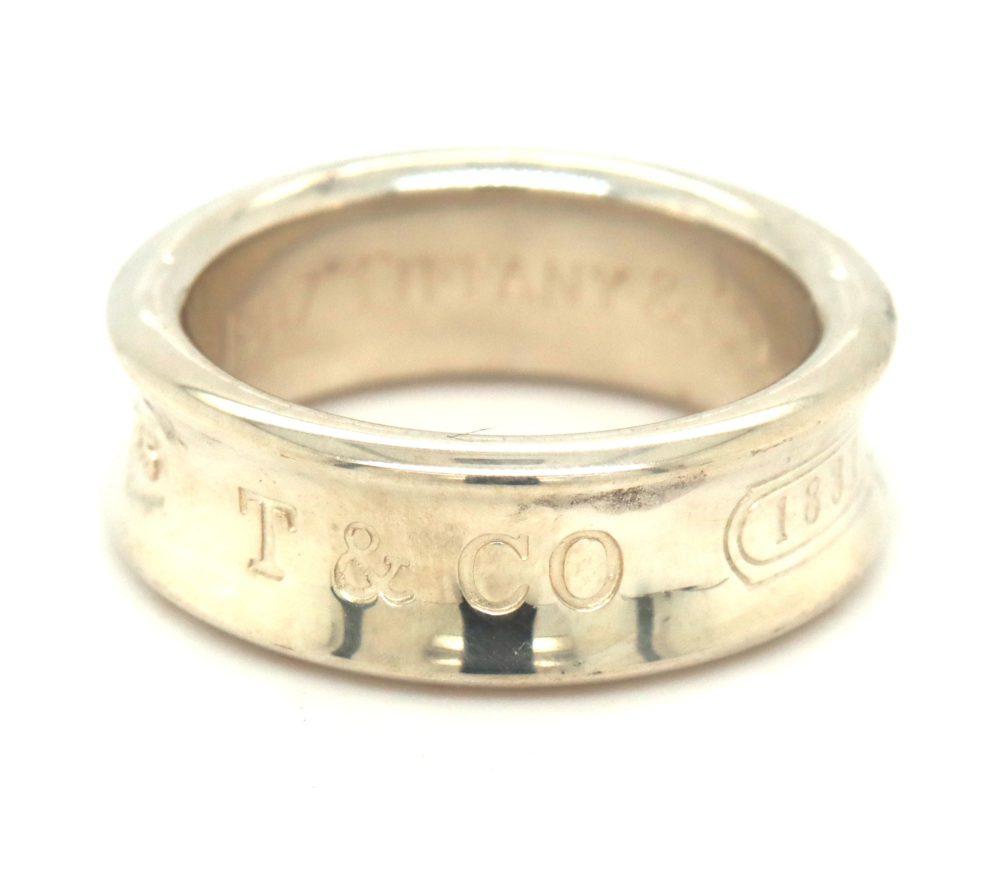 Tiffany & co 1837 band in sterling silver
