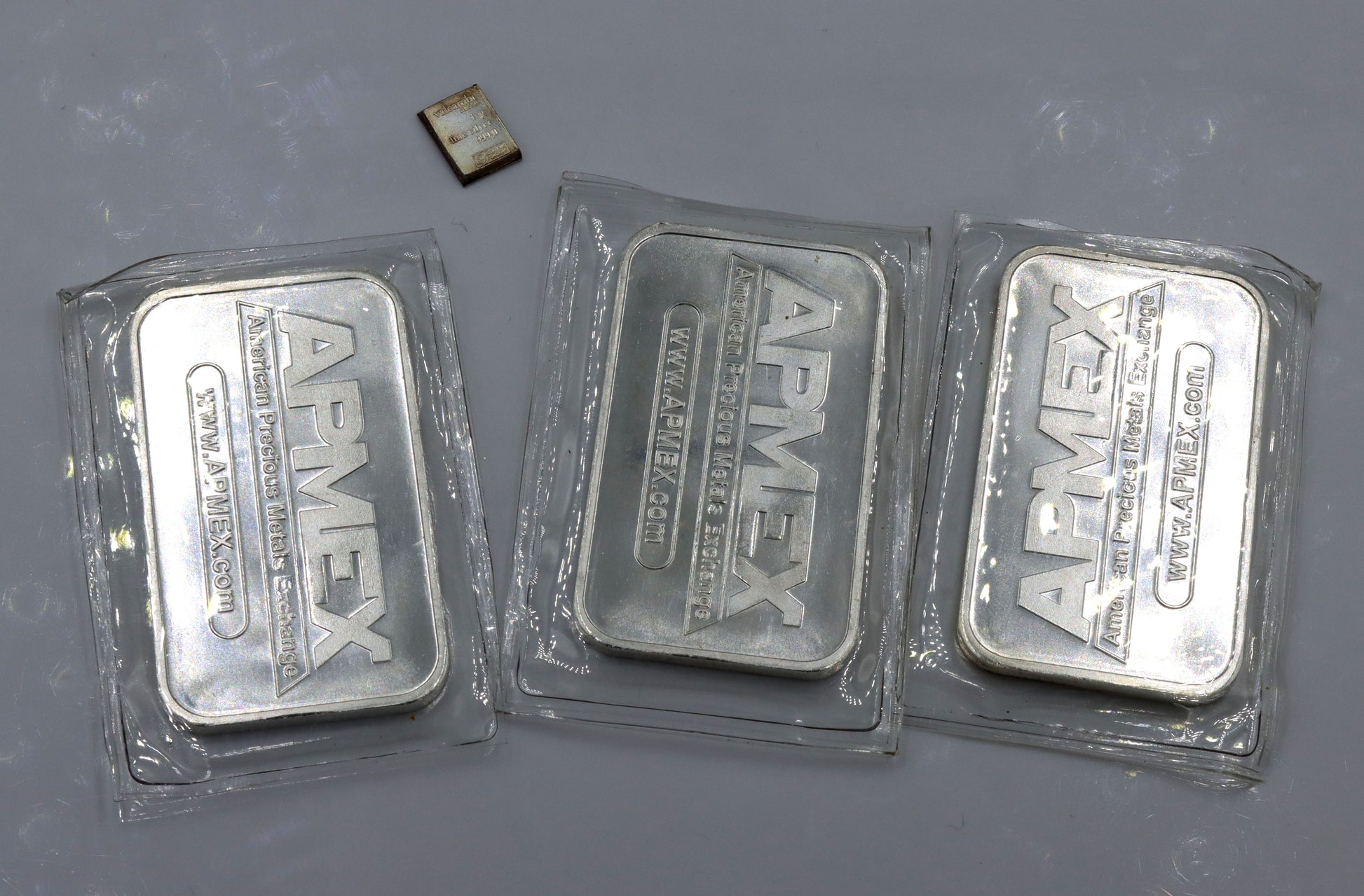 Group lot of 3 APMEX bars