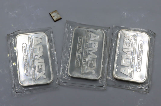 Group lot of 3 APMEX bars