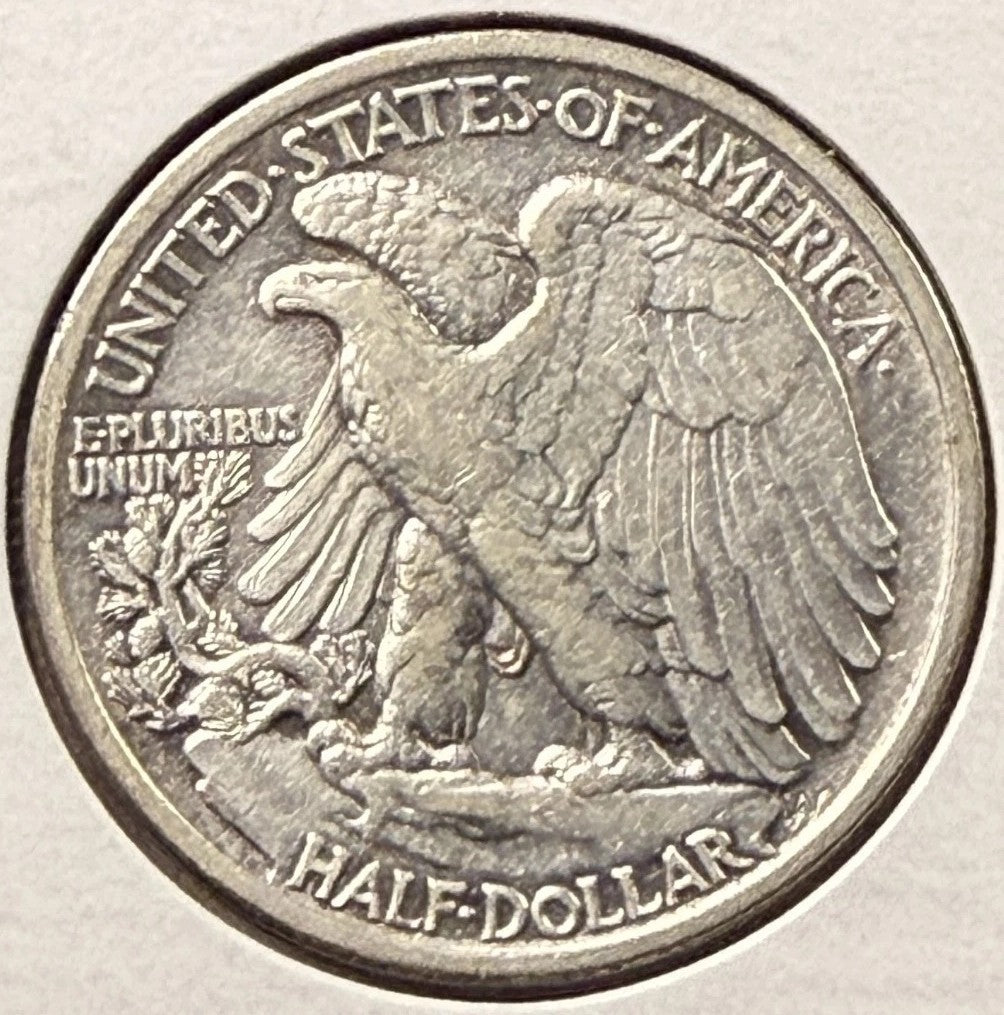 1917-P Walking Liberty Half Dollar Philadelphia Mint 90% Silver Choice AU