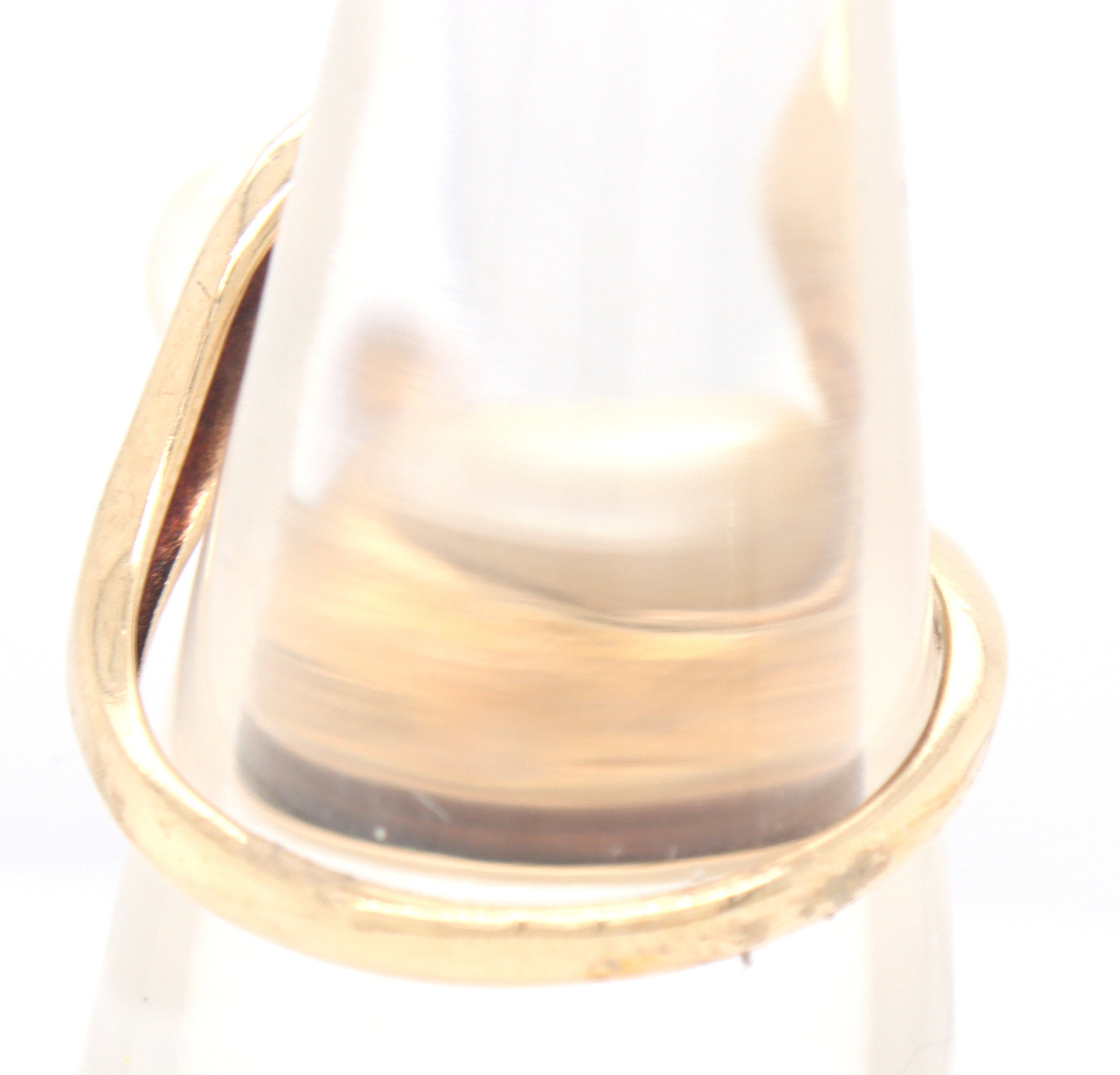 10kt Yellow gold double pearl ring