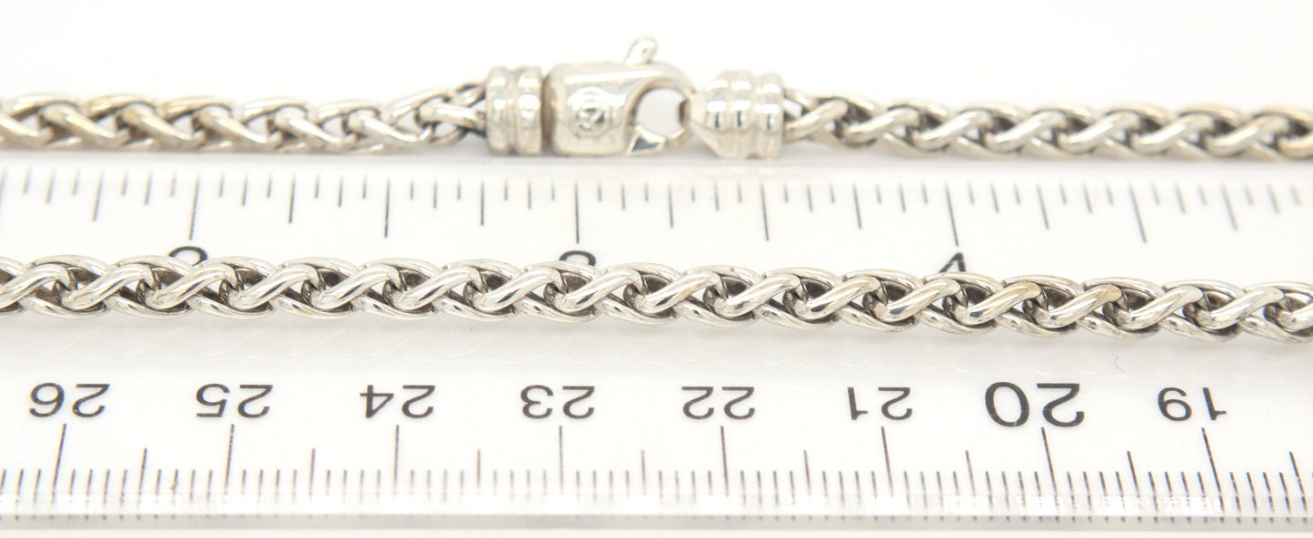 David Yurman 4mm wheat chain necklace