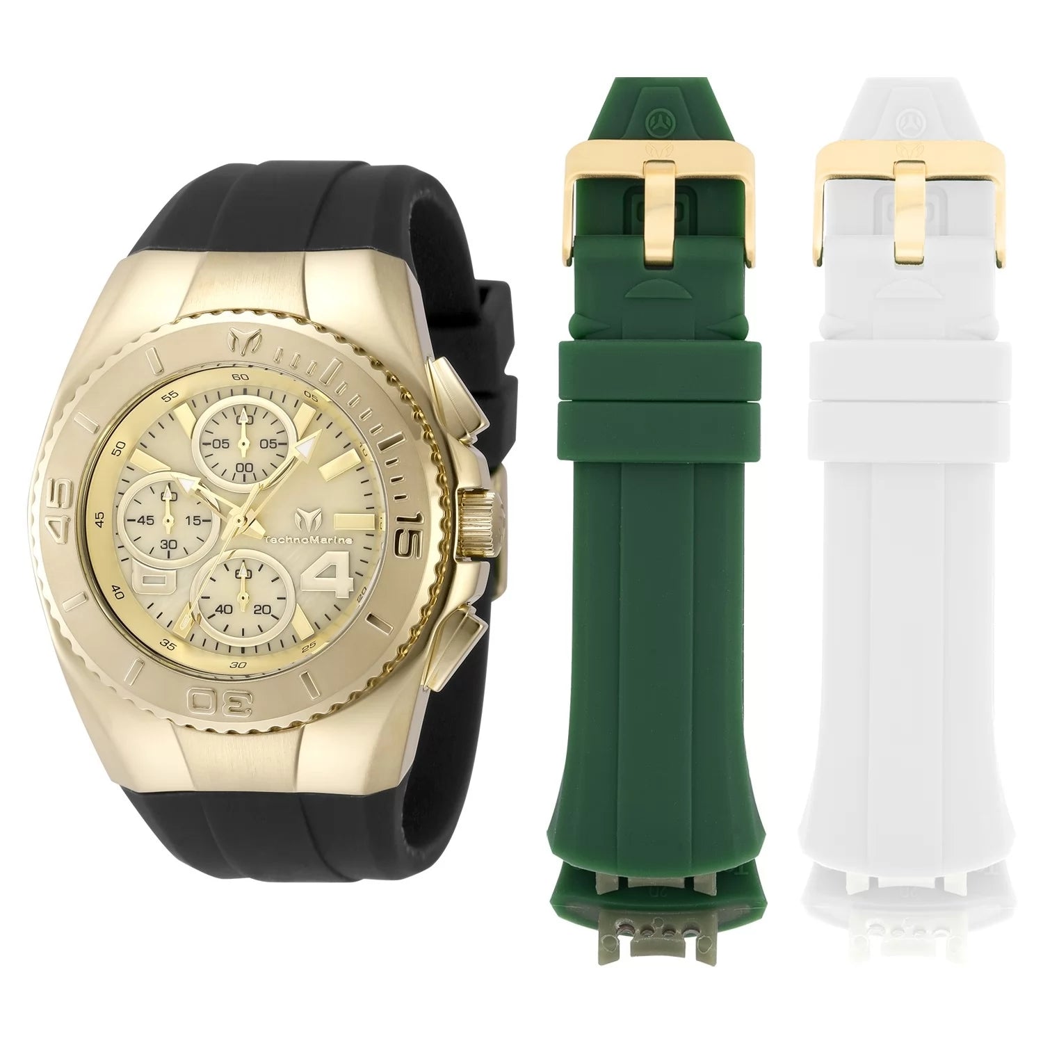 Technomarine Men's Cruise Quartz Chronograph Gold Dial Watch