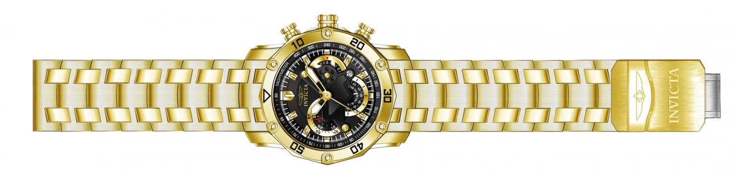 Invicta Men's Pro Diver Quartz Multifunction Black Dial Watch