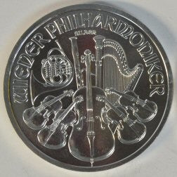 2011 Austria Silver Philharmonic 1 Troy Oz .999 Fine Superb Gem BU Coin