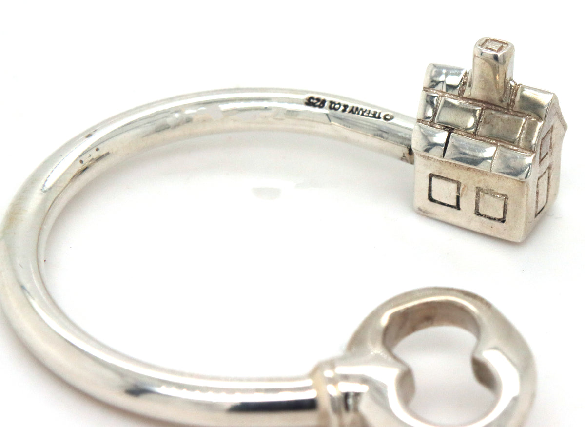 Tiffany & Co key keyring in 925 sterling silver