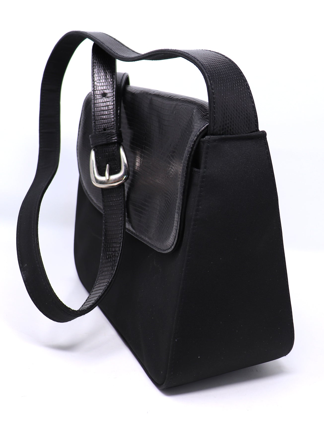 Preowned Talbots Black Fabric purse
