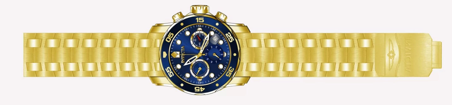 Invicta Men's Pro Diver Quartz Chronograph Blue Dial Watch